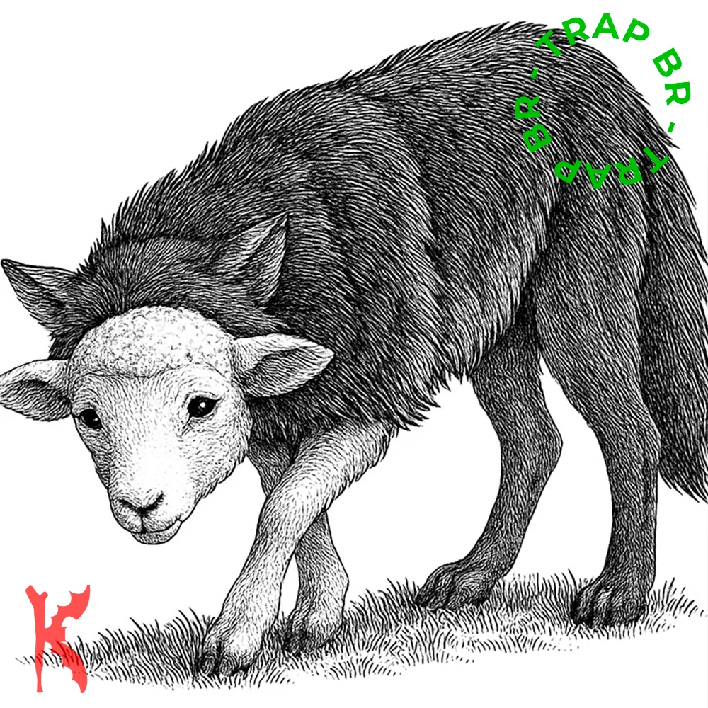 Capa do beat ELES SÃO FALSOS - KODIN